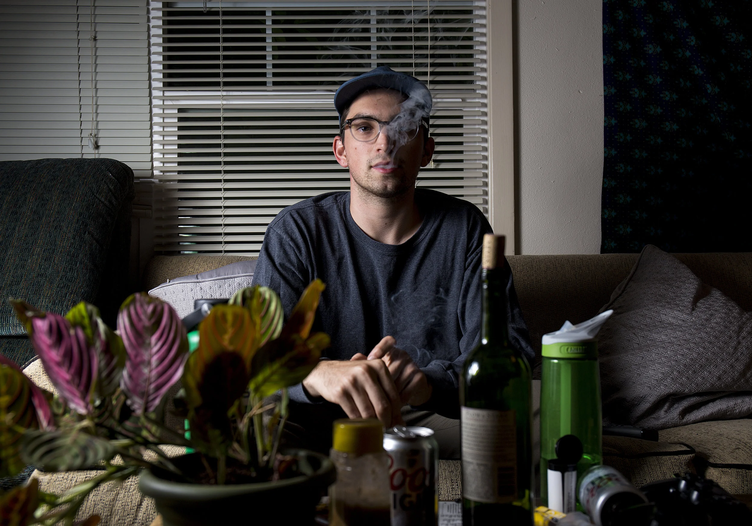 Stoners In Their Living Rooms - a photo series