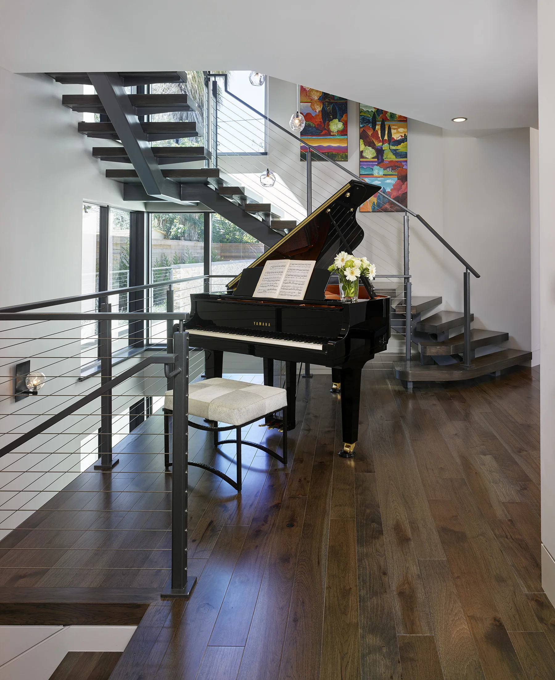 Stair & Music Area