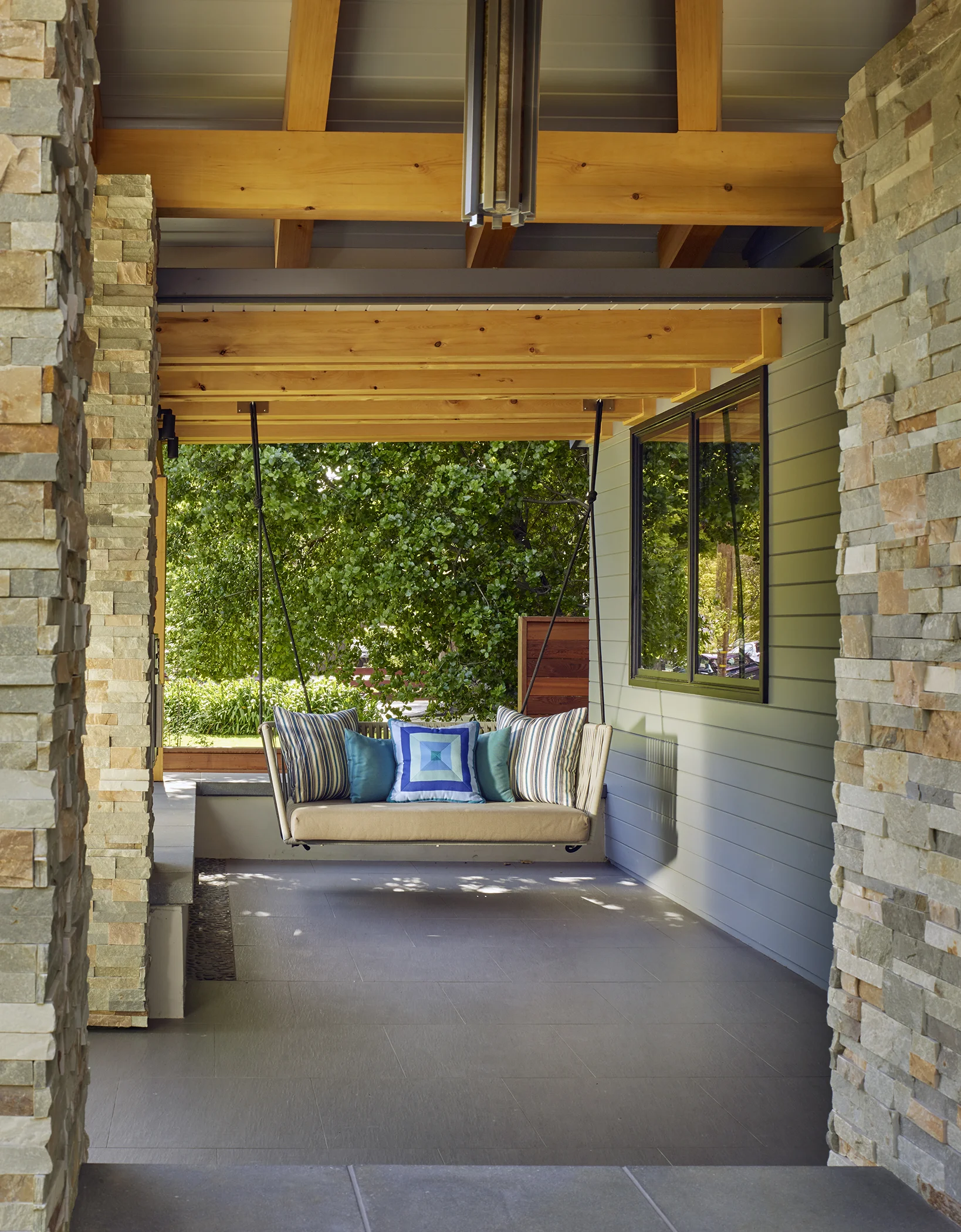 Front Patio Swing