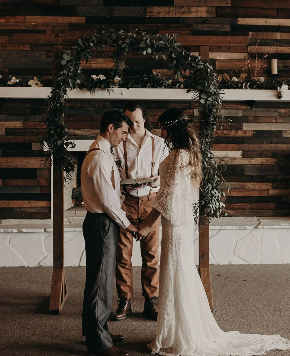 Credits: Photographers: Kristin Ackerman @kristinjaynephotography Brynlee Nelson Jenson @brynleepaigephotography Anna Heinz @mappinglightphotography Olivia Huskey @oliviahuskeyphoto Bailee Hammond @baivisual HMAU: Halie Alexander Instagram: @halie.alexander Tablescape: Rachel Hansen Instagram: @rachelhansenevents Goblets: Vintage Goblets Instagram: @vintagegoblets Melody Dress by @gypsybride Florist: Madelyn Dial Instagram: @madelynjewellfloral Arch: Brianna Carly Bergman Instagram: @bribergmanphoto Invite Design/Sign: Sarah Peery Sorenson Instagram: @sincerelysarahdesigns Venue: Summerhill Event Center Instagram: @summerhill.equestrian Styled By: Lauren Davenport Instagram: @davenport.media Rachel Hansen Instagram: @rachelhansenevents Wild Rose Events: Instagram: @wild_rose_events Models: Couple: Nicole & Tyler Evertsen Instagram: @nikkirevertsen Officiant: Christopher Ackerman Instagram: @cackerman777
