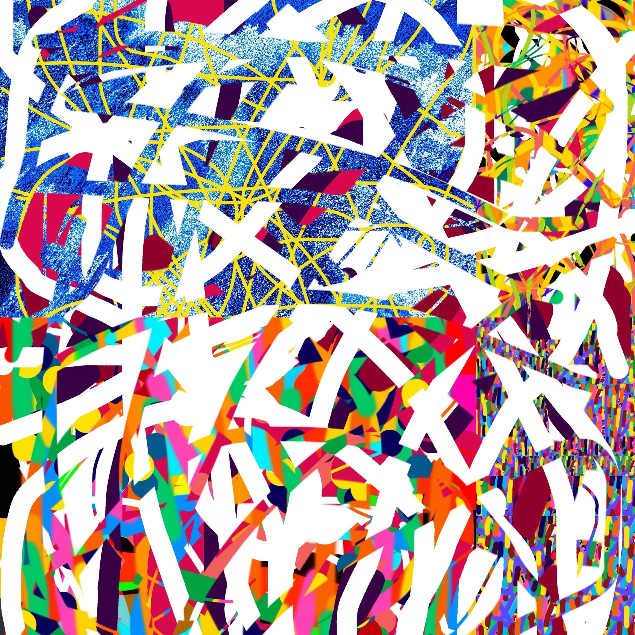 colorful, joyous visual art by Jon Keppel