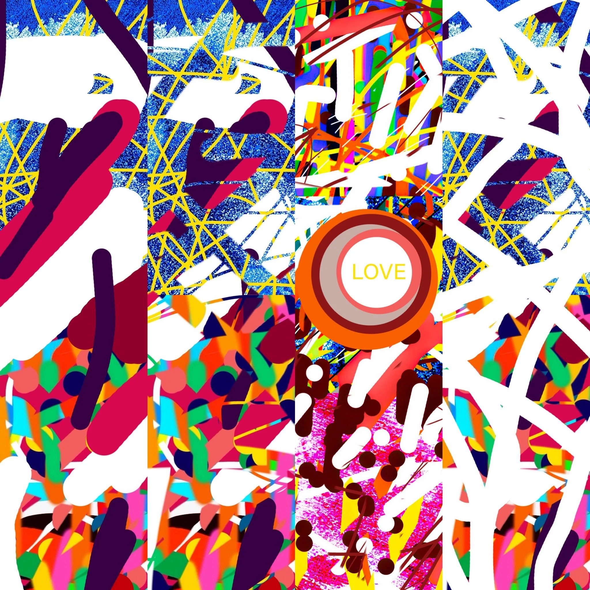 colorful, joyous visual art by Jon Keppel