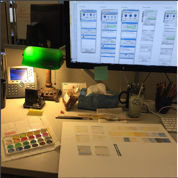 Watercolor palette