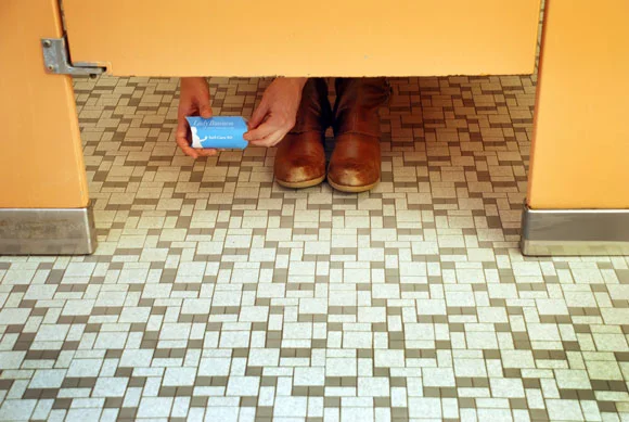 In the stall