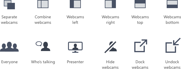 These icons tested poorly, or the overall concept wasn't clear. These icons were not used in the final design.
