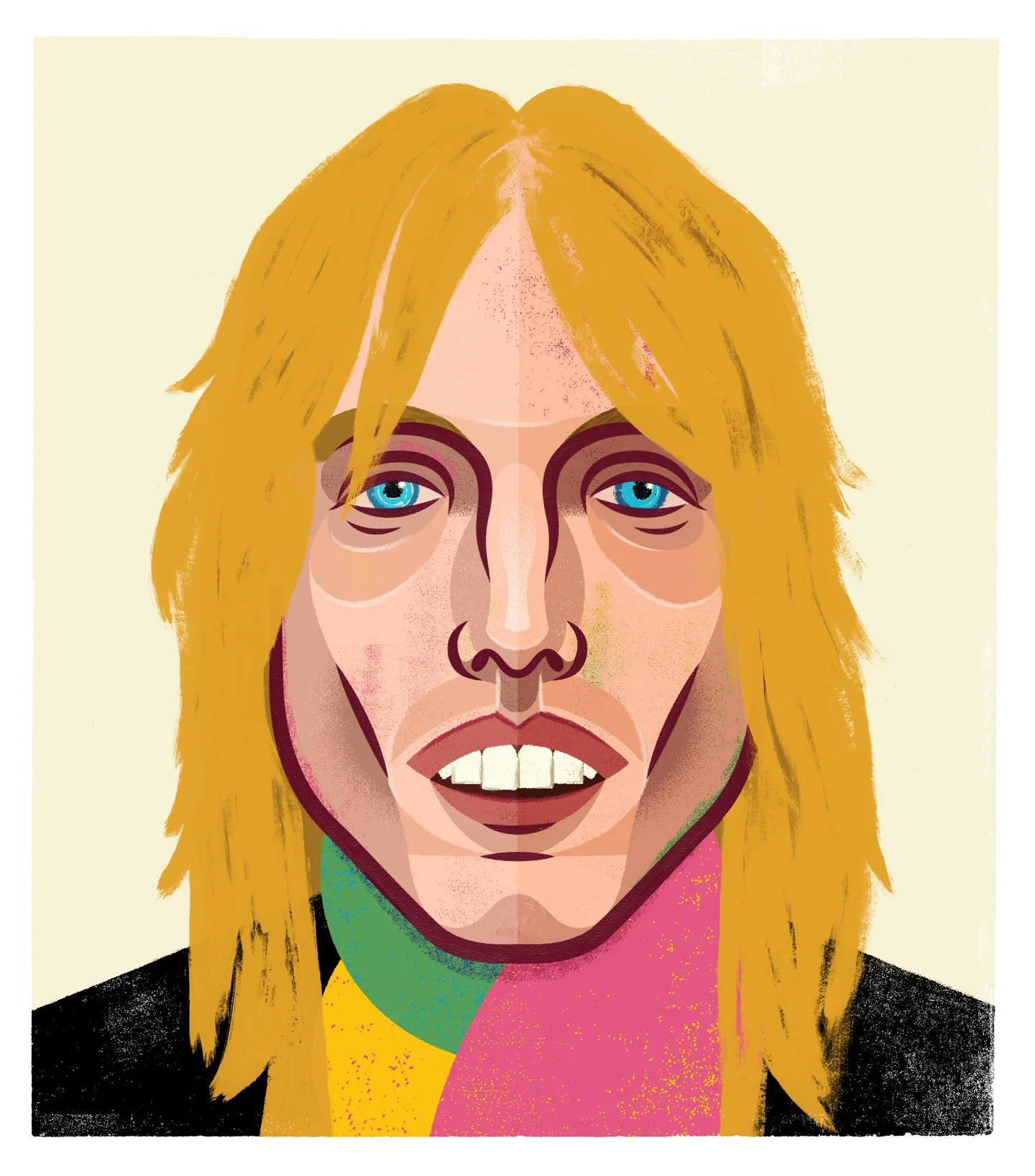  Self-initiated portrait to commemorate beloved musician Tom Petty.  Purchase a print . 