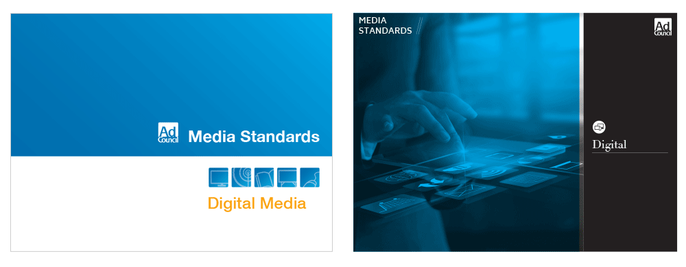 Cover redesign of the Media Standards Guide
