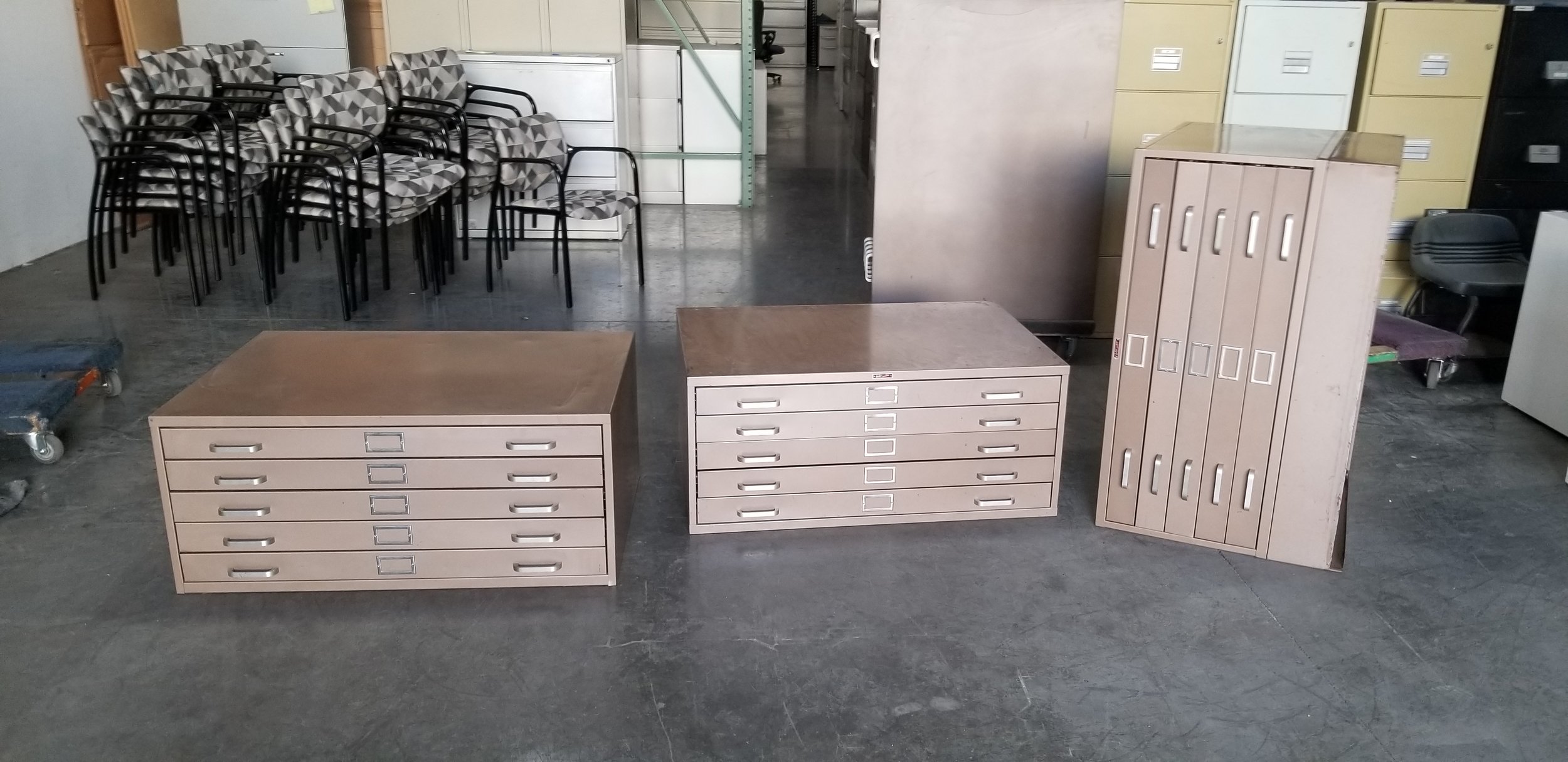 Flat Files, Flat File Cabinets, Blueprint Storage Cabinet in Stock