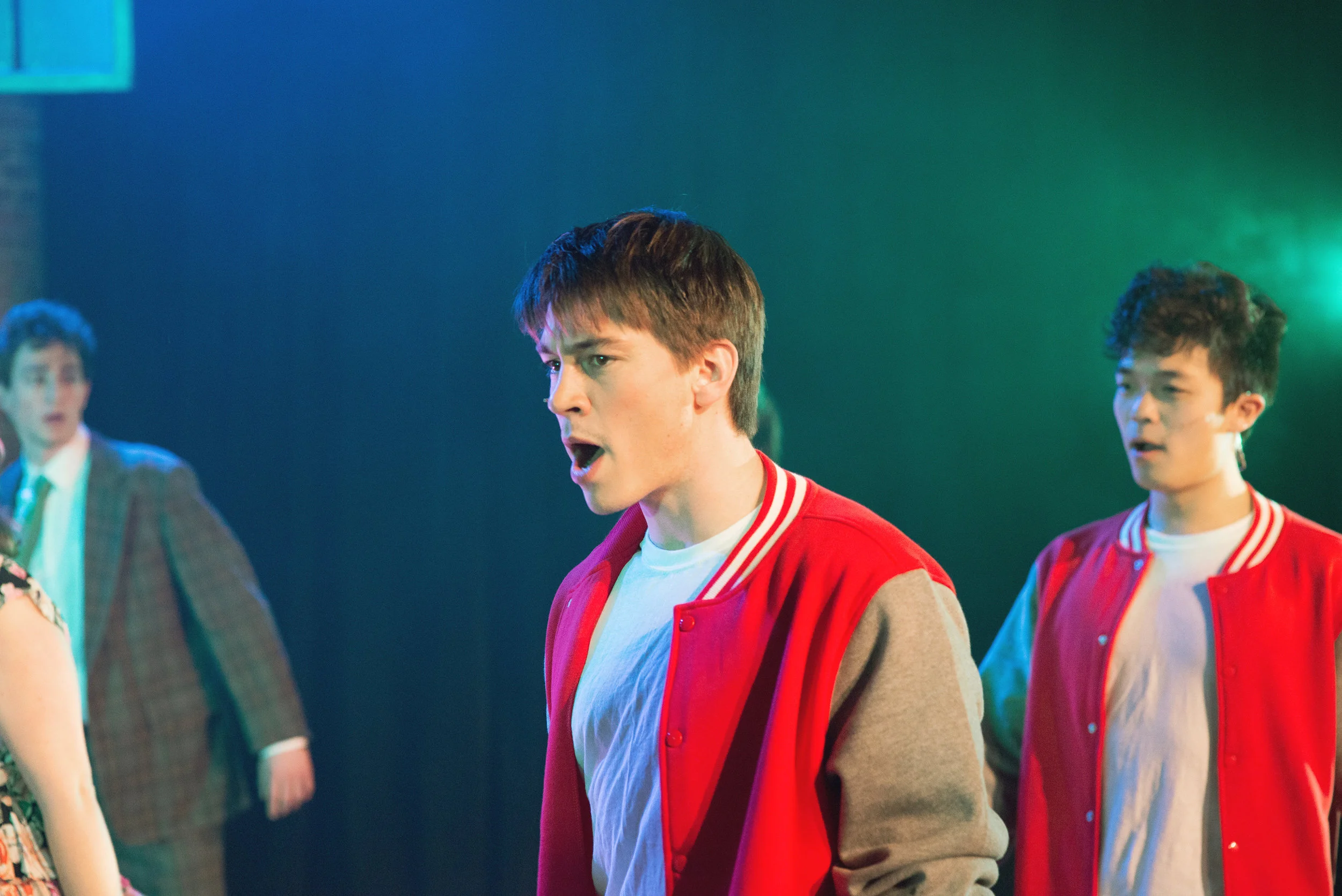 Heathers || Kurt Kelley with James Lee at the Off Broadway Theatre