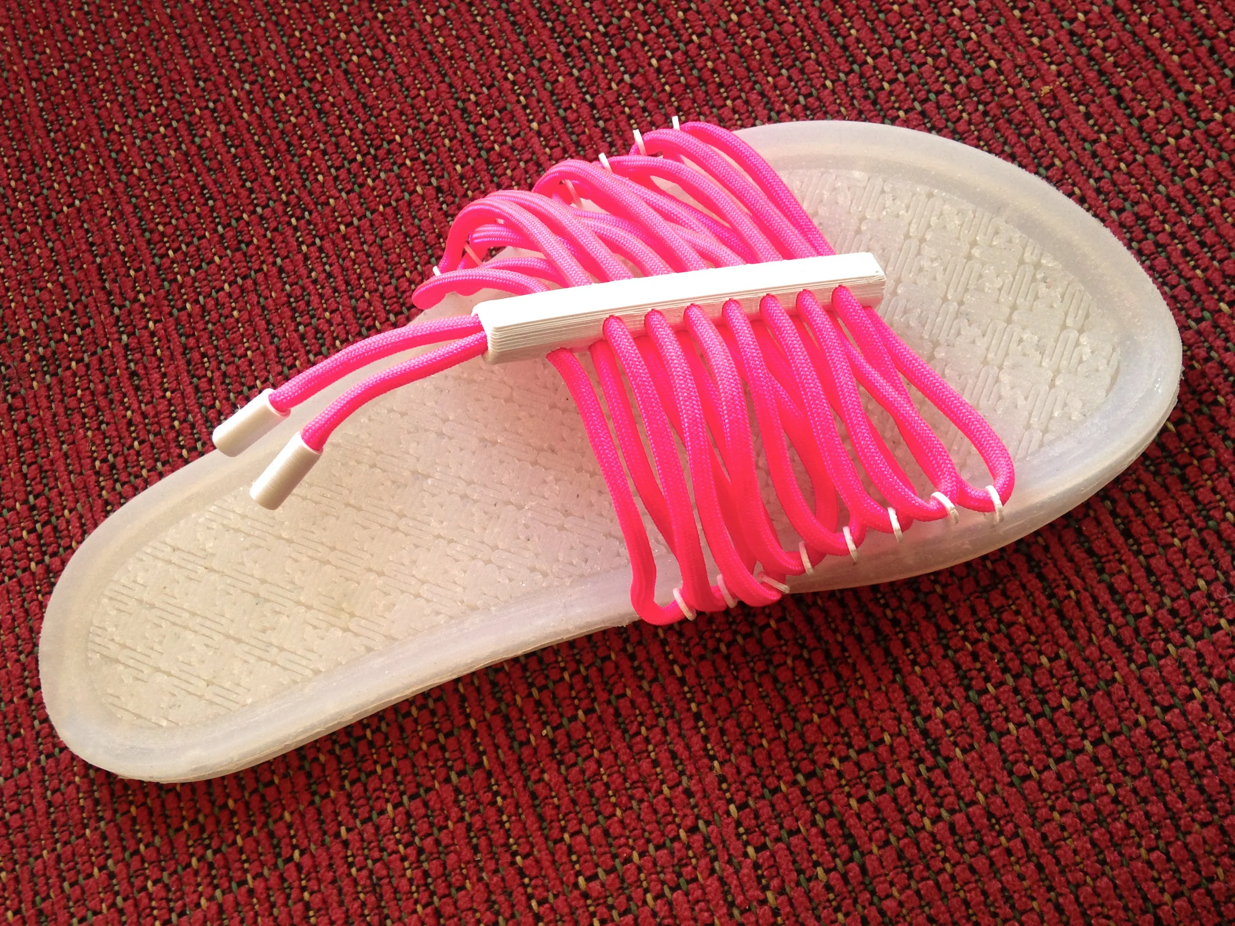 parachute cord sandals