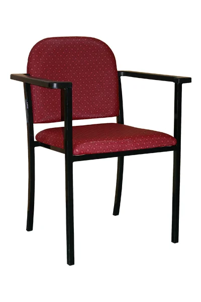 Pictured: Black Texture finish/AO-Sangria upholstery