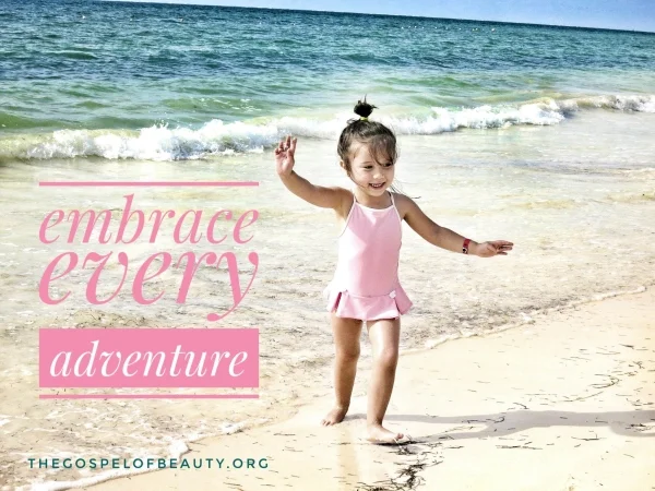 Just-turned-three Ariana catching the waves at Playa del Carmen, Mexico.