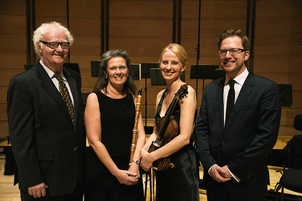 Richard Gill, Nicole van Bruggen, Rachael Beesley and Benjamin Bayl. Photo © Nick Gilbert