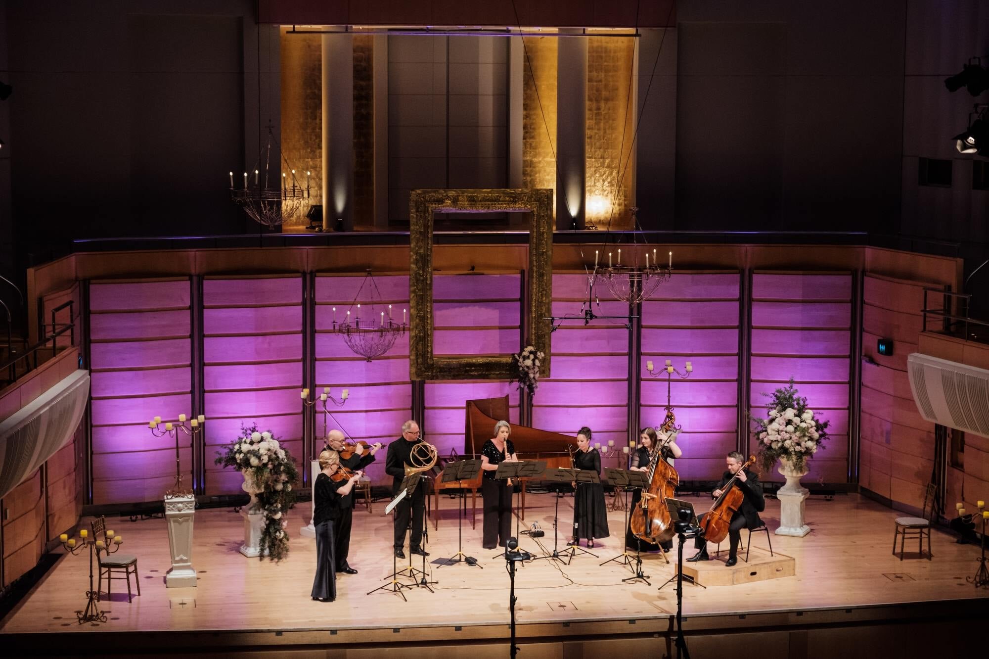  Our full ensemble perform Franz Berwald's Grand Septet    Robert Catto, Photographer  Stage design  James Browne Presents  