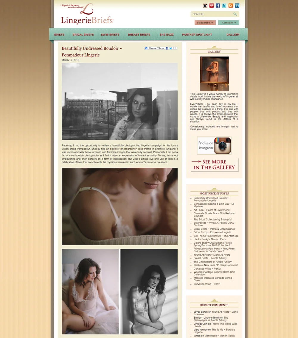 Published with Lingerie Briefs