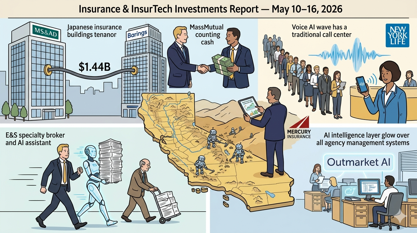 Insurance &amp; InsurTech Investment Intelligence Report: Week of May 10–16, 2026
