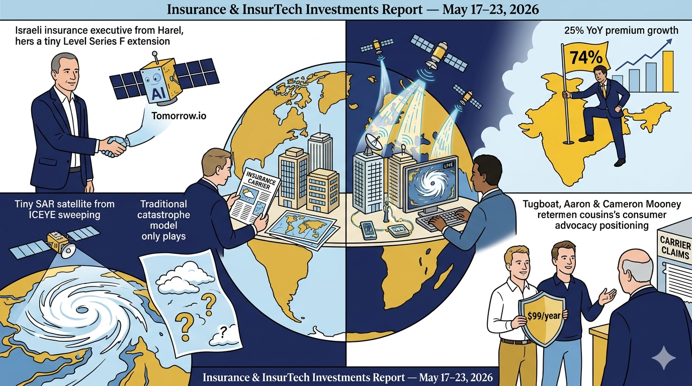 Insurance &amp; InsurTech Investment Intelligence Report: Week of May 17–23, 2026