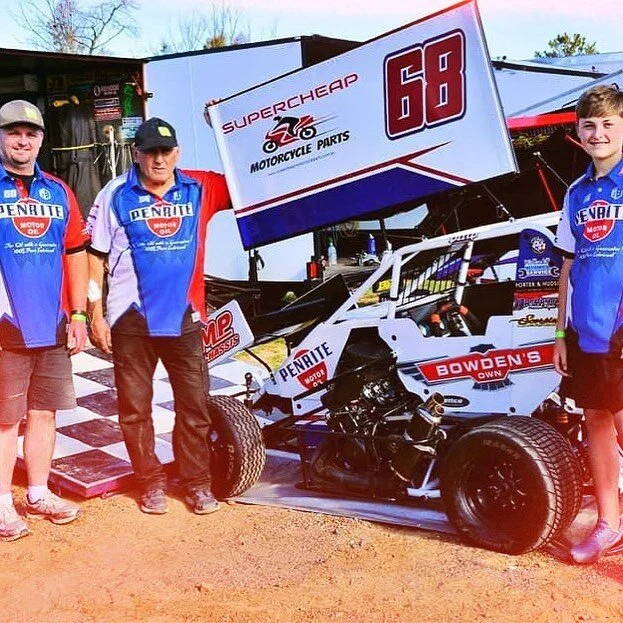 Happy Father&rsquo;s Day to Max&rsquo;s crew - his father @bevanpaul3 and Grandfather Dennis. These two legends show up every single time and work the proverbial backside off to get Max on track. #maxbevanracing #maxbevan068 #driveitlikeyoustoleit #l