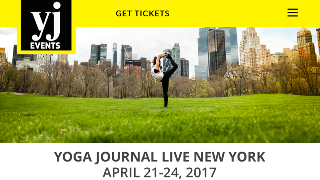 Yoga Journal LIVE NY