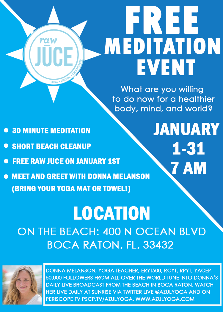 FREE Meditation Event - January 1-31, 2020