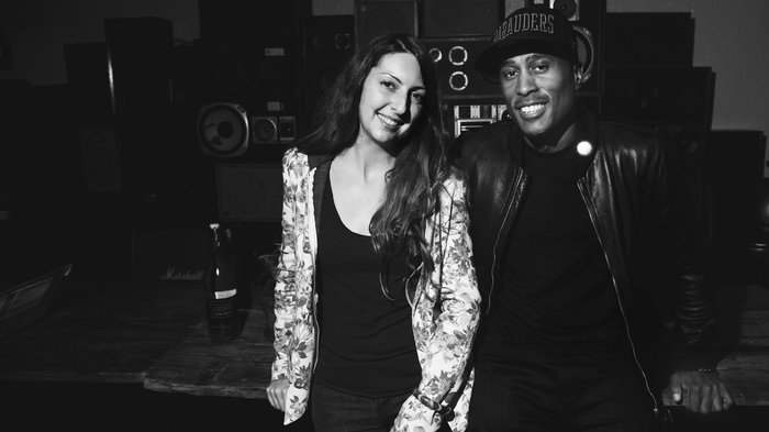 Frannie Kelley and Ali Shaheed Muhammad at the Ace Hotel Sept. 25. Ebru Yildiz for NPR