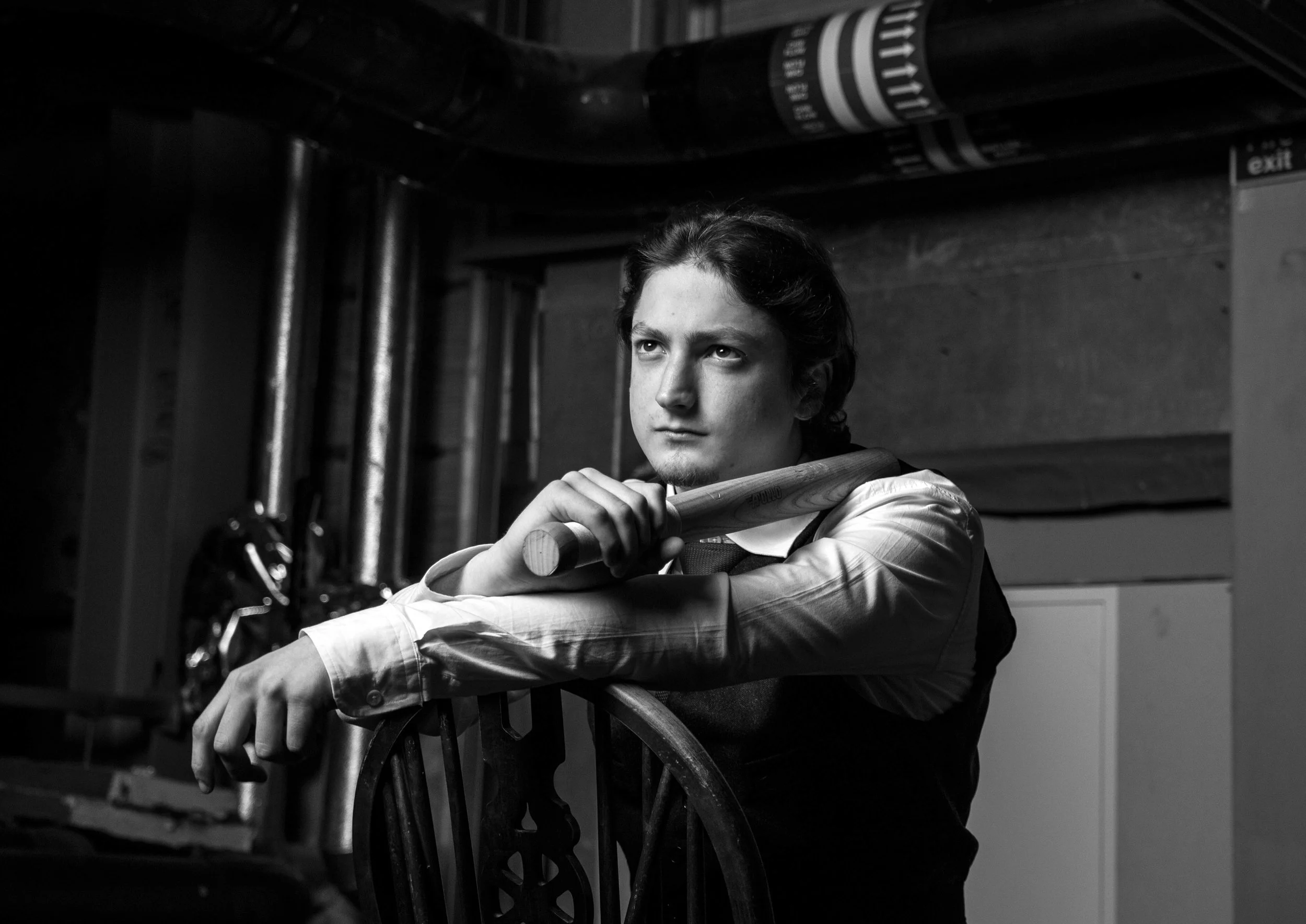 BTEC Level 3 Photography session on creating portraits