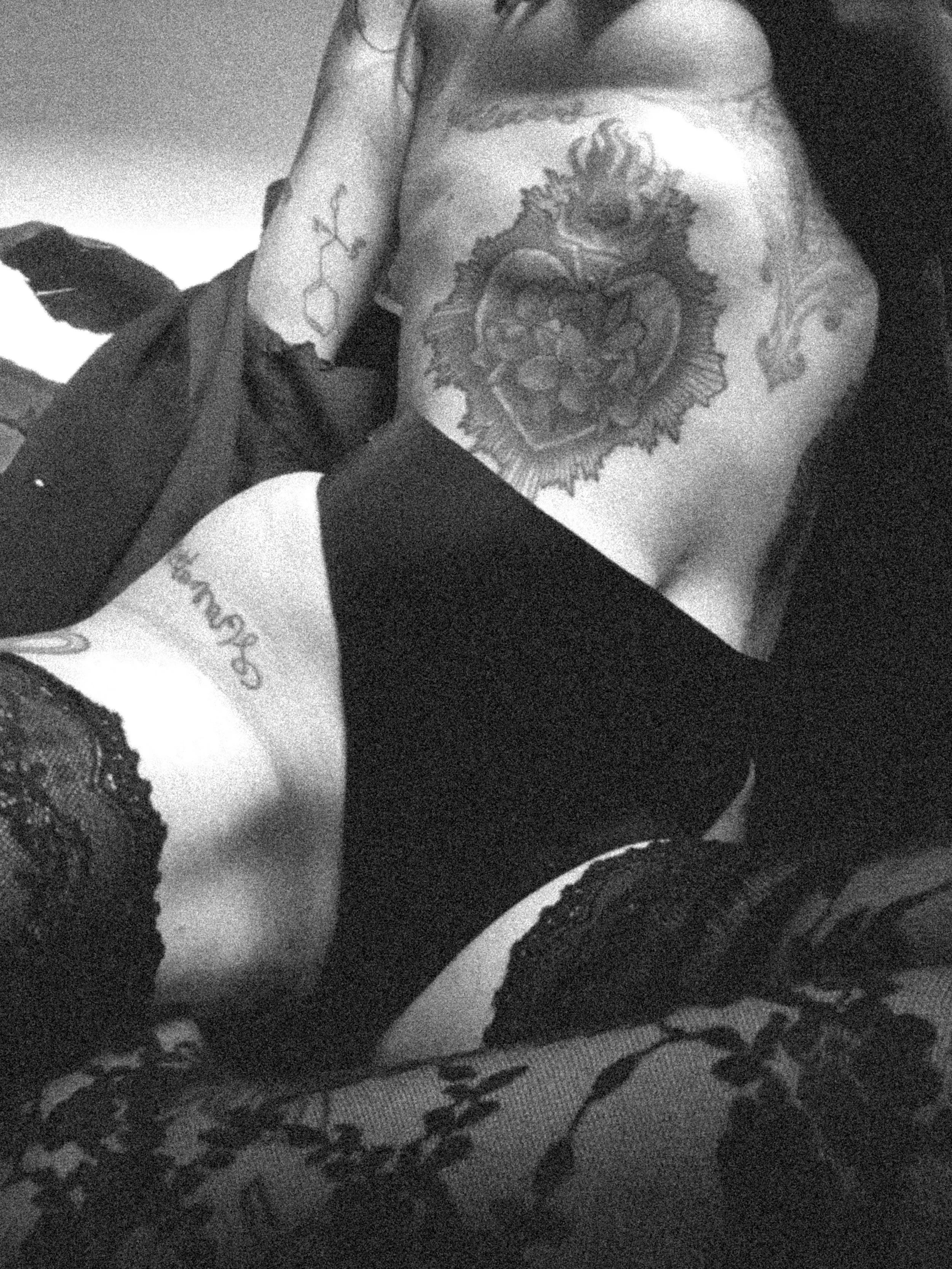 SAINT-ROCH X PALOMA LEATHER HIGH WAIST THONG