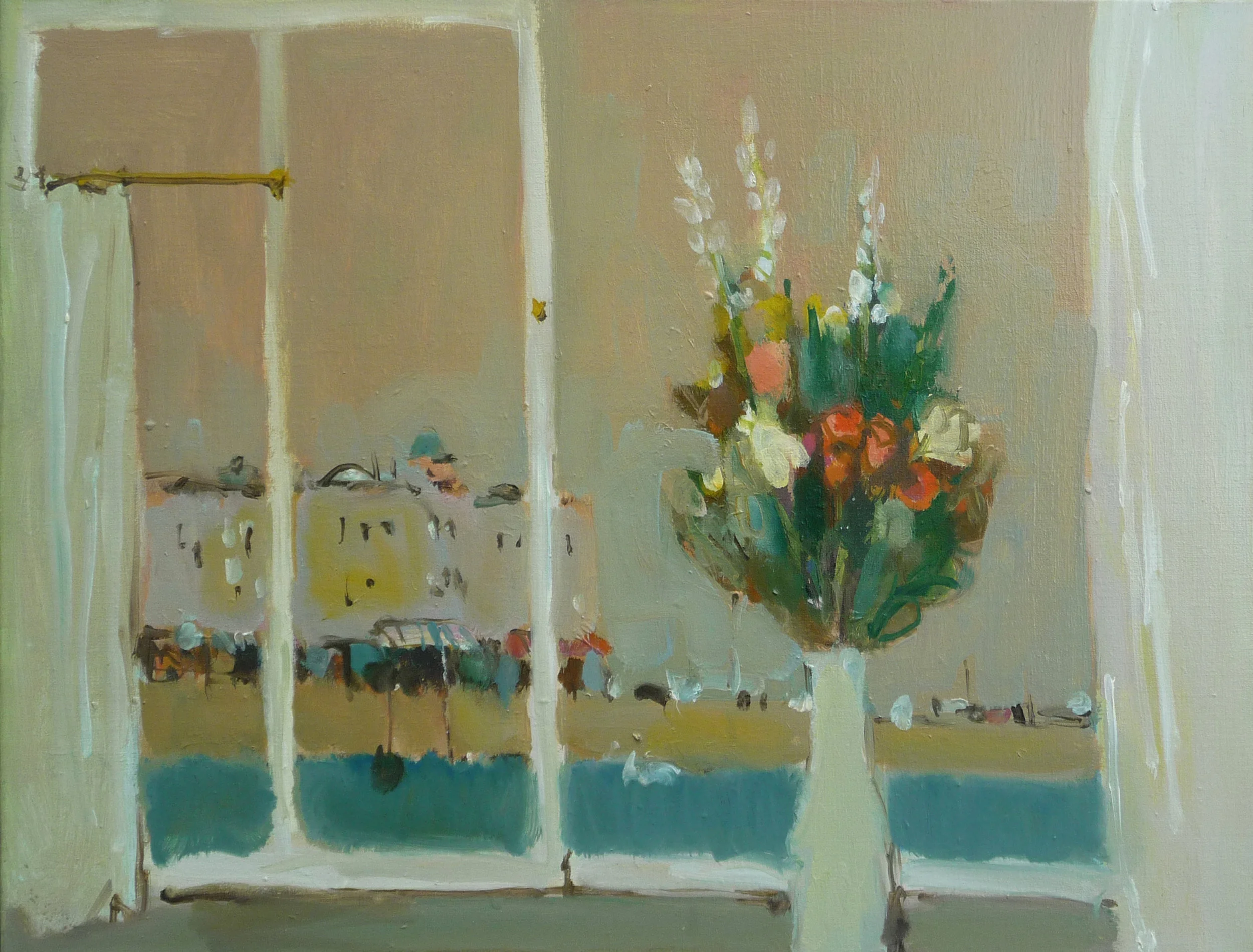 Strauss am Fenster, ca. 1987