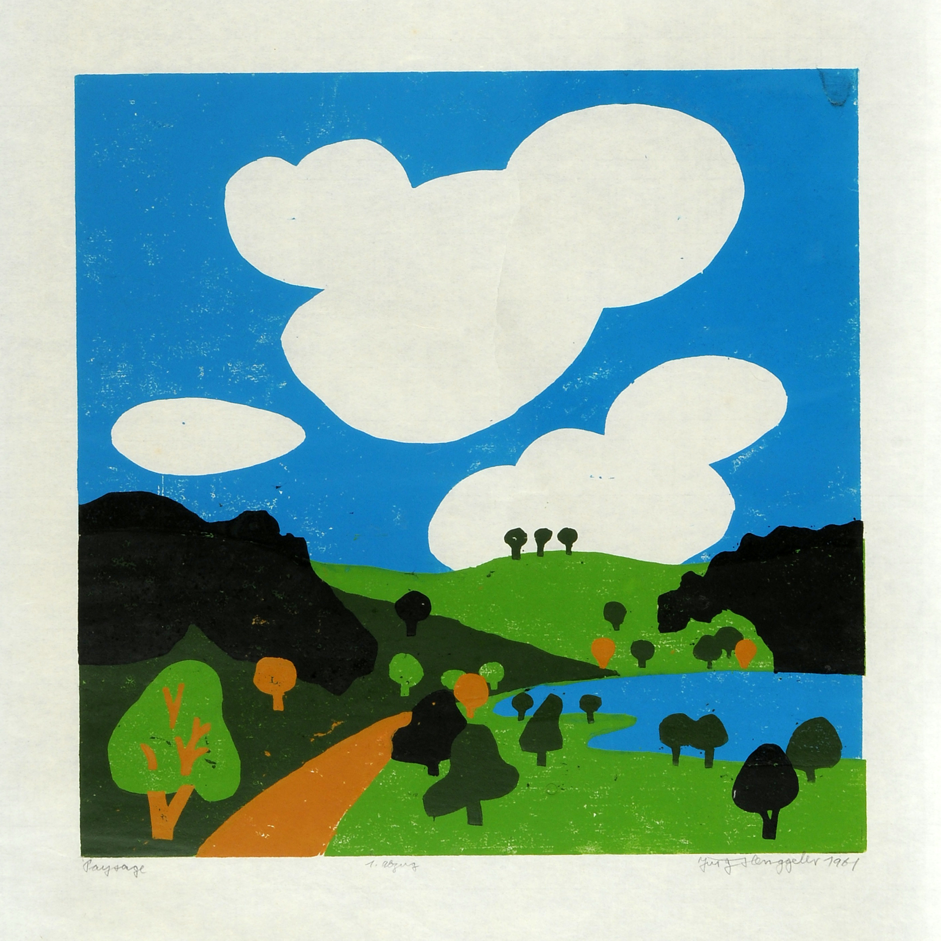 Paysage, 1961