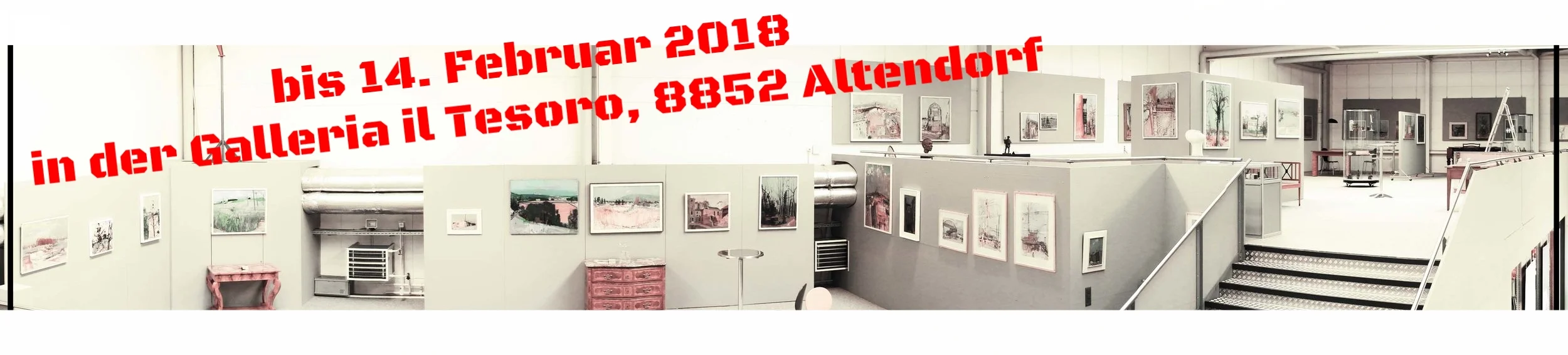 Unsere Exposition in der Galleria il Tesoro zu Rudolf Zender (1902 Rüti - Winterthur 1988).