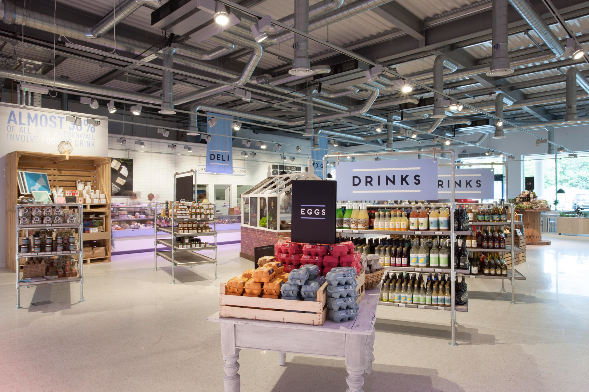 The Great Cornish Food Store – Point of sale signage