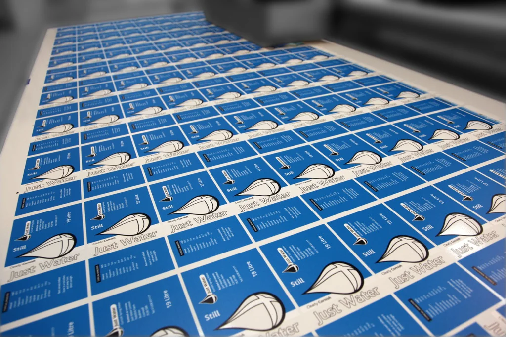Clear self adhesive stickers