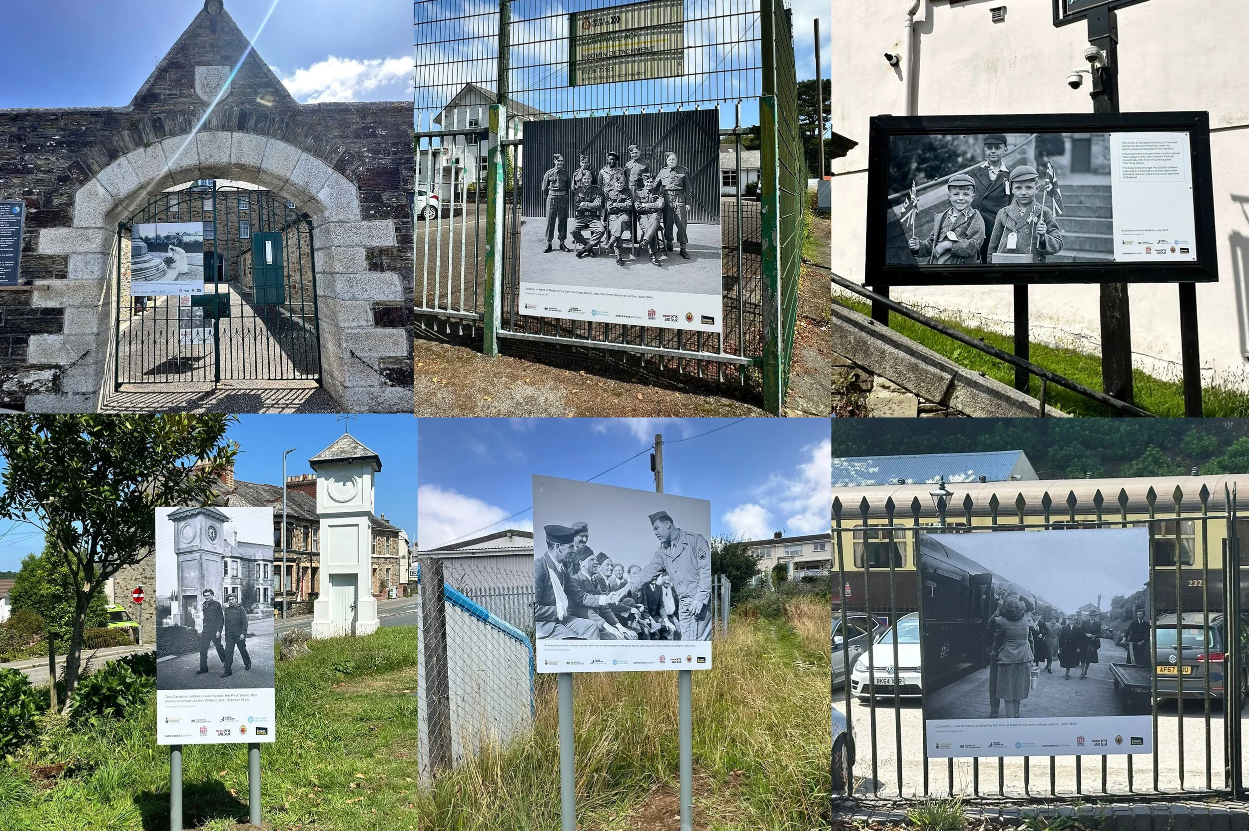 Bodmin Keep 'WW2 George Ellis Heritage Photo Trail'