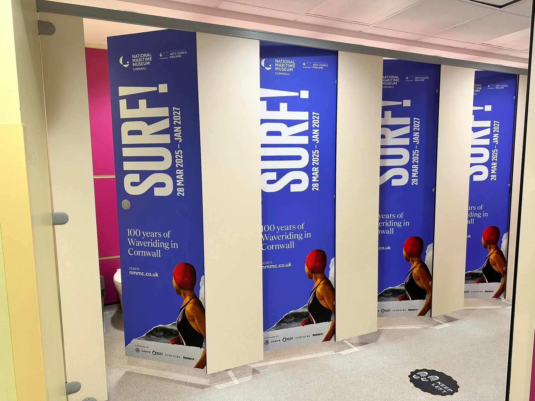 Vinyl door graphics installed at Cornwall Services