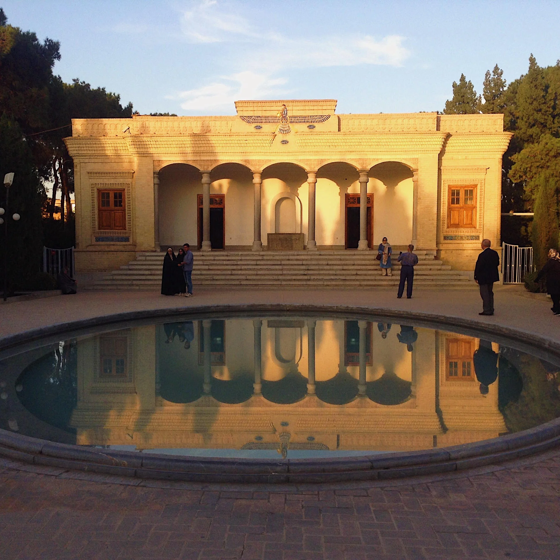 Zoroastrian fire temple in Yazd, Iran 