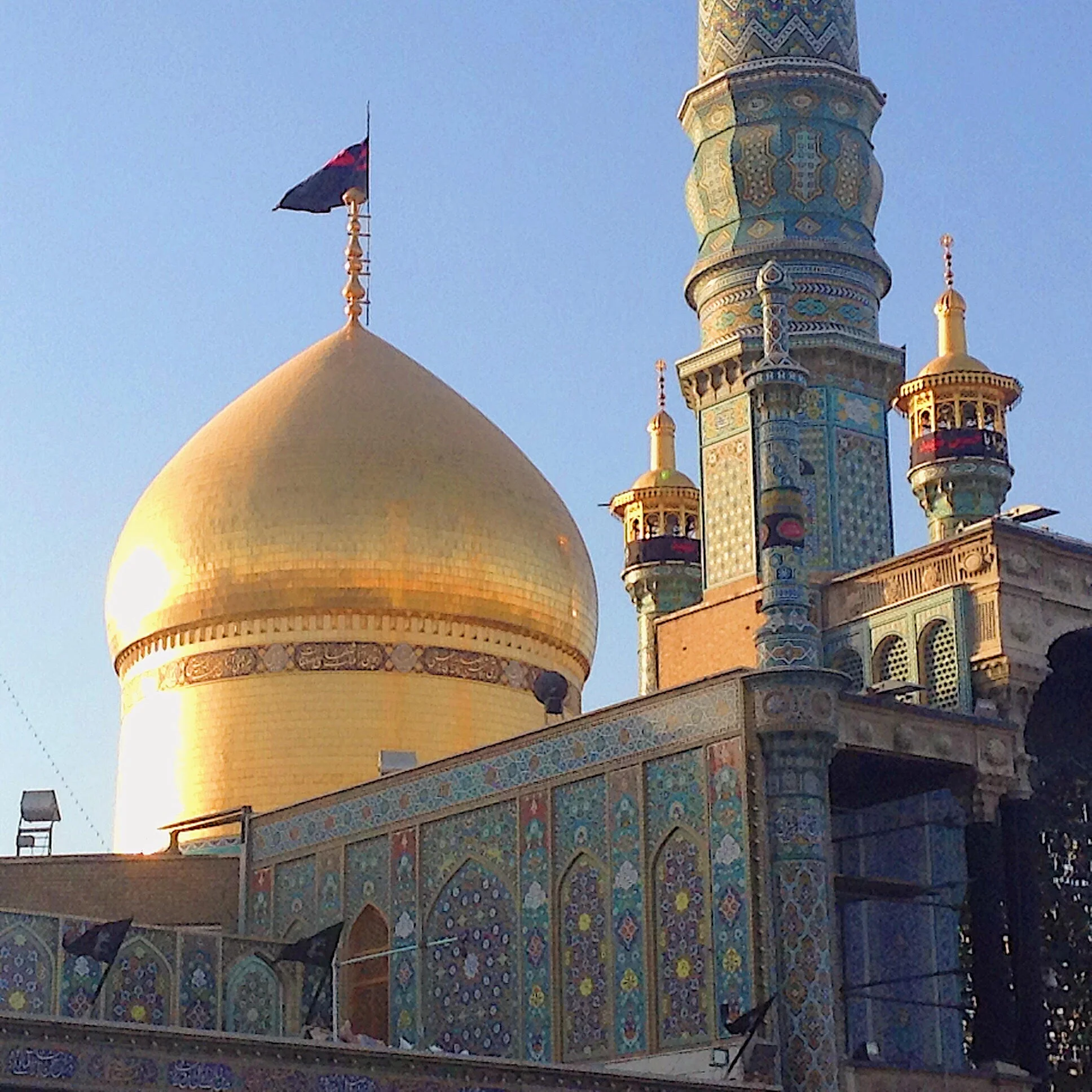 A famous mosque near Tehran