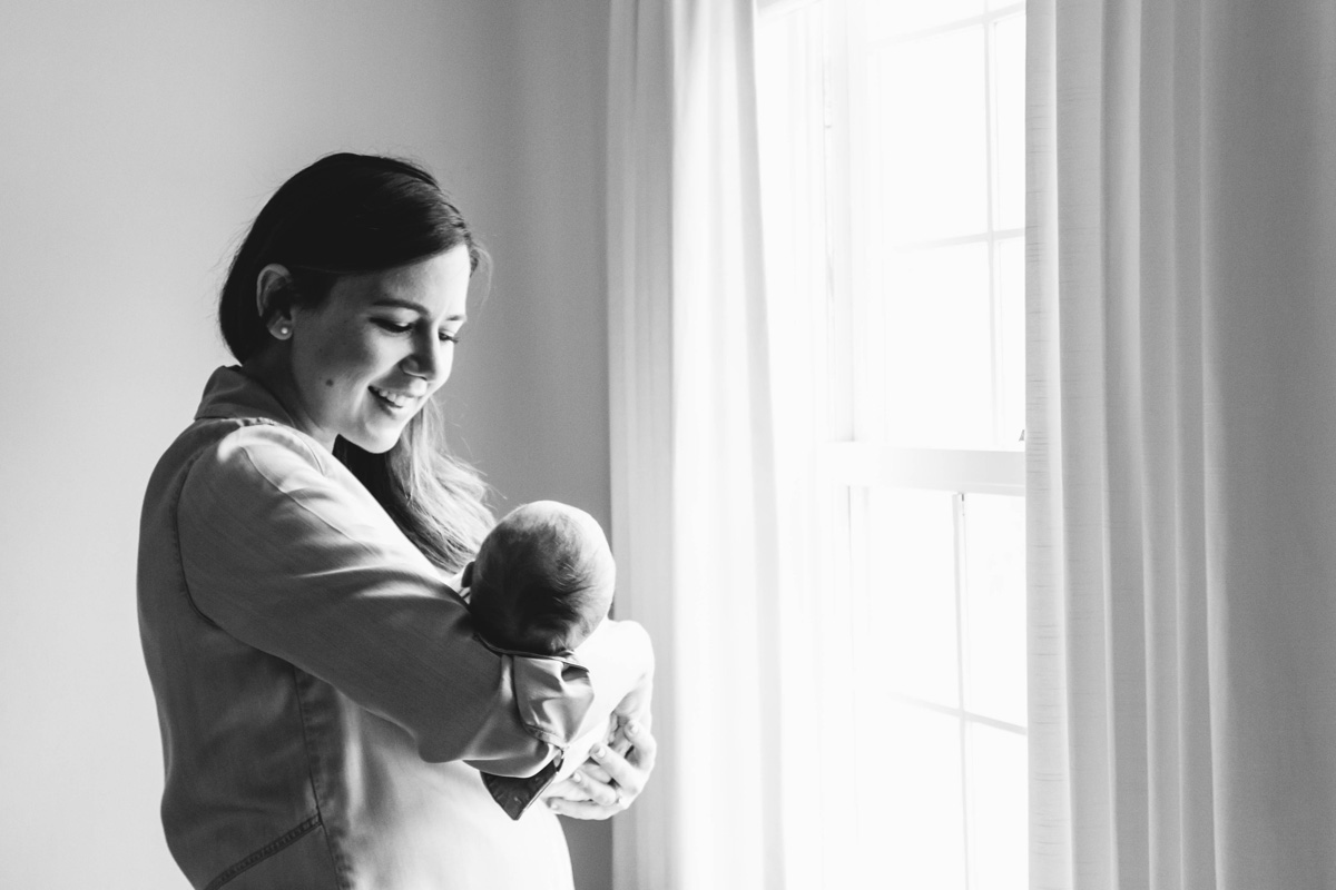 light of my life - newborn session baby e - laura barr photography