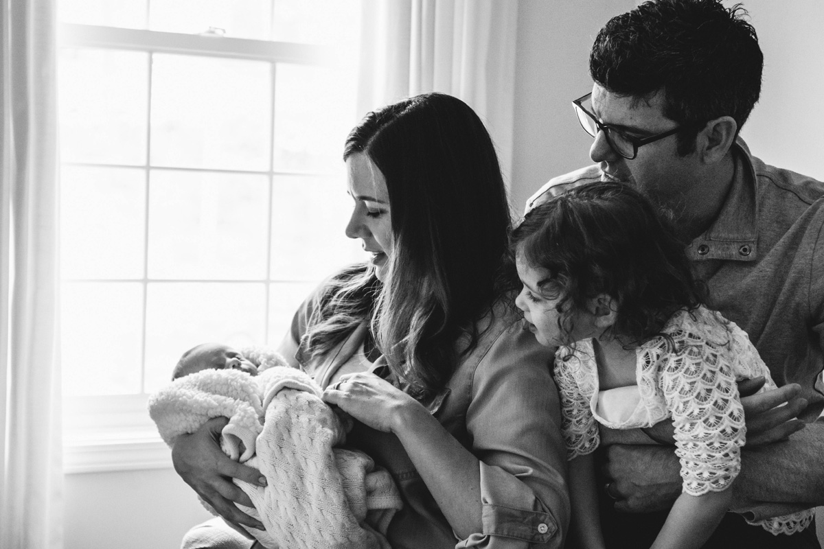 sweet family - newborn session baby e - laura barr photography