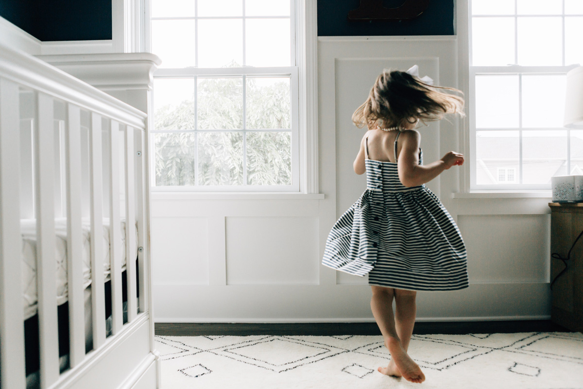 twirling in the nursery - laura barr photography