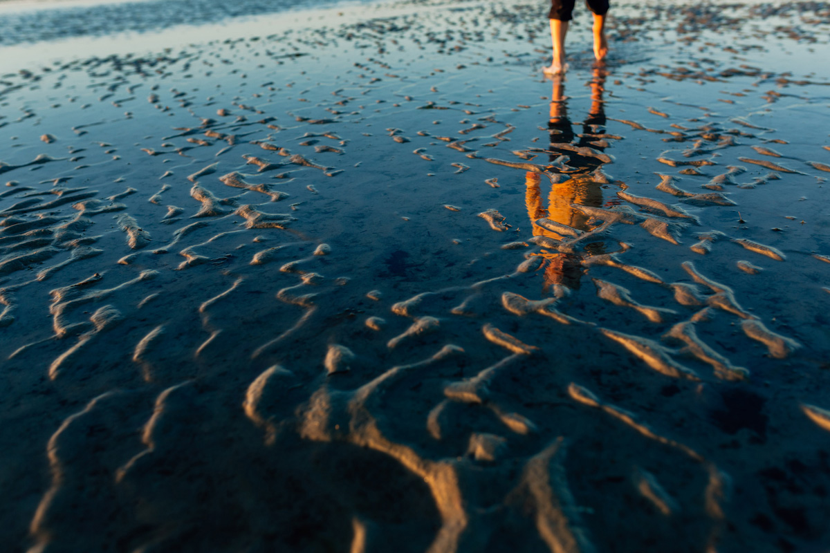 sand ripples at skaket beach by laura barr photography