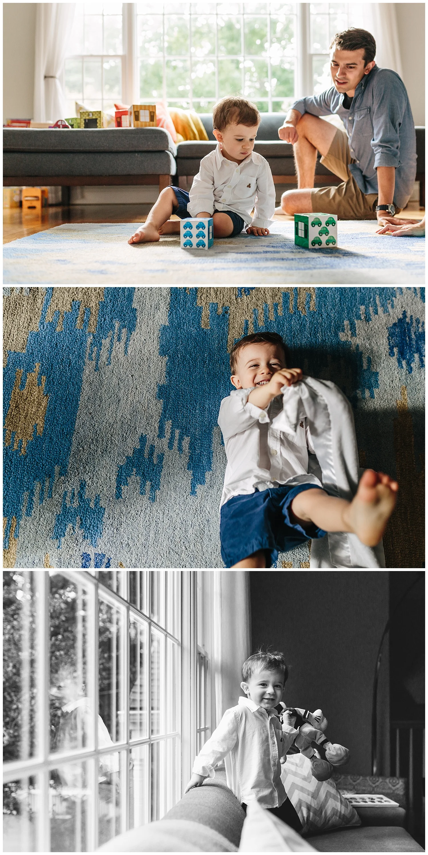 fun family indoor session by laura barr photography