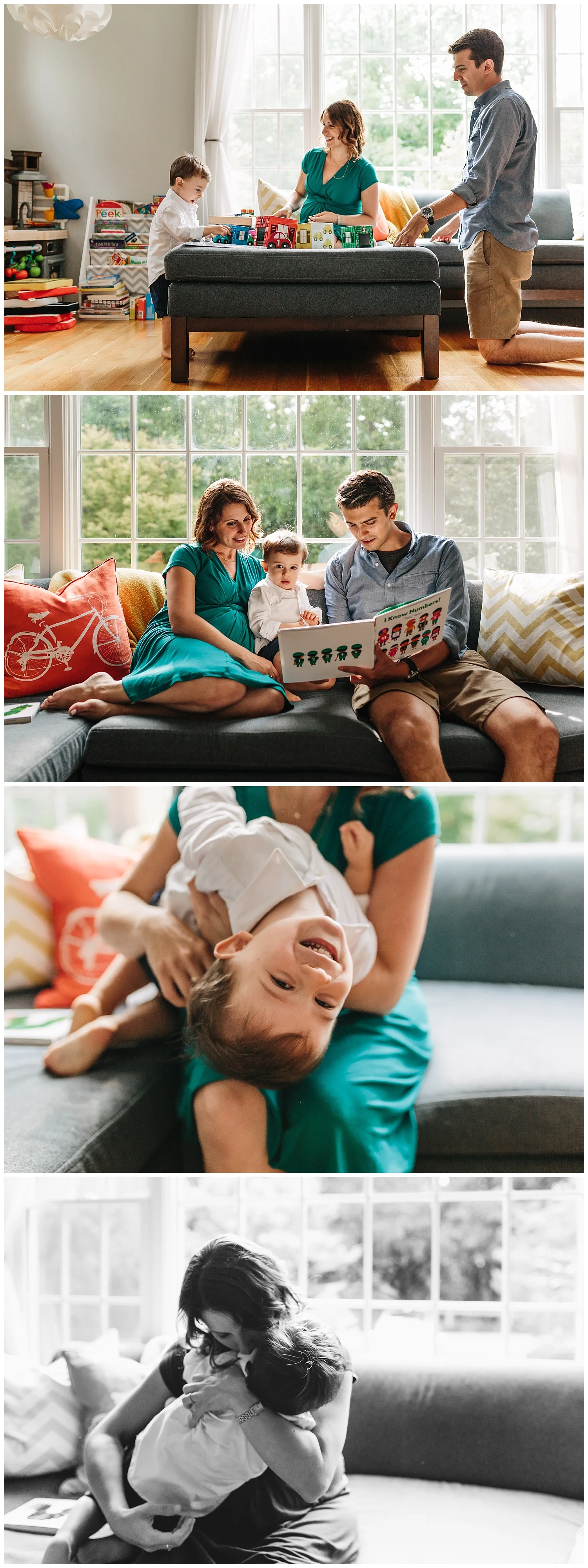 colorful maternity lifestyle session by laura barr photography