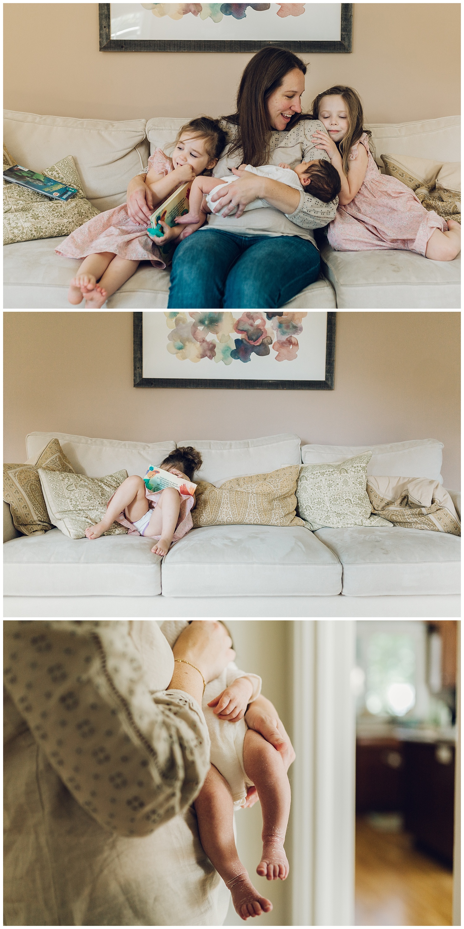 darien lifestyle newborn session