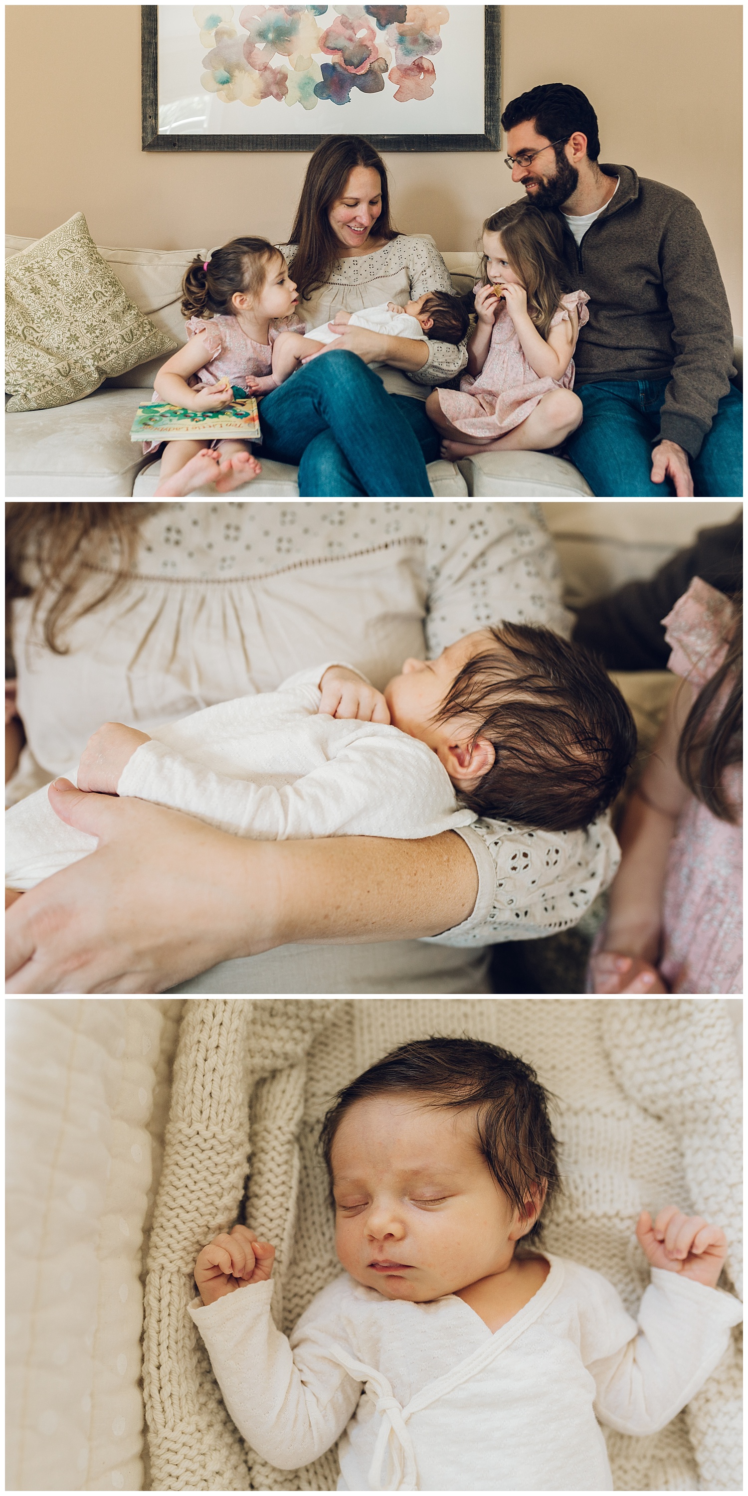 natural family newborn session by laura barr photography