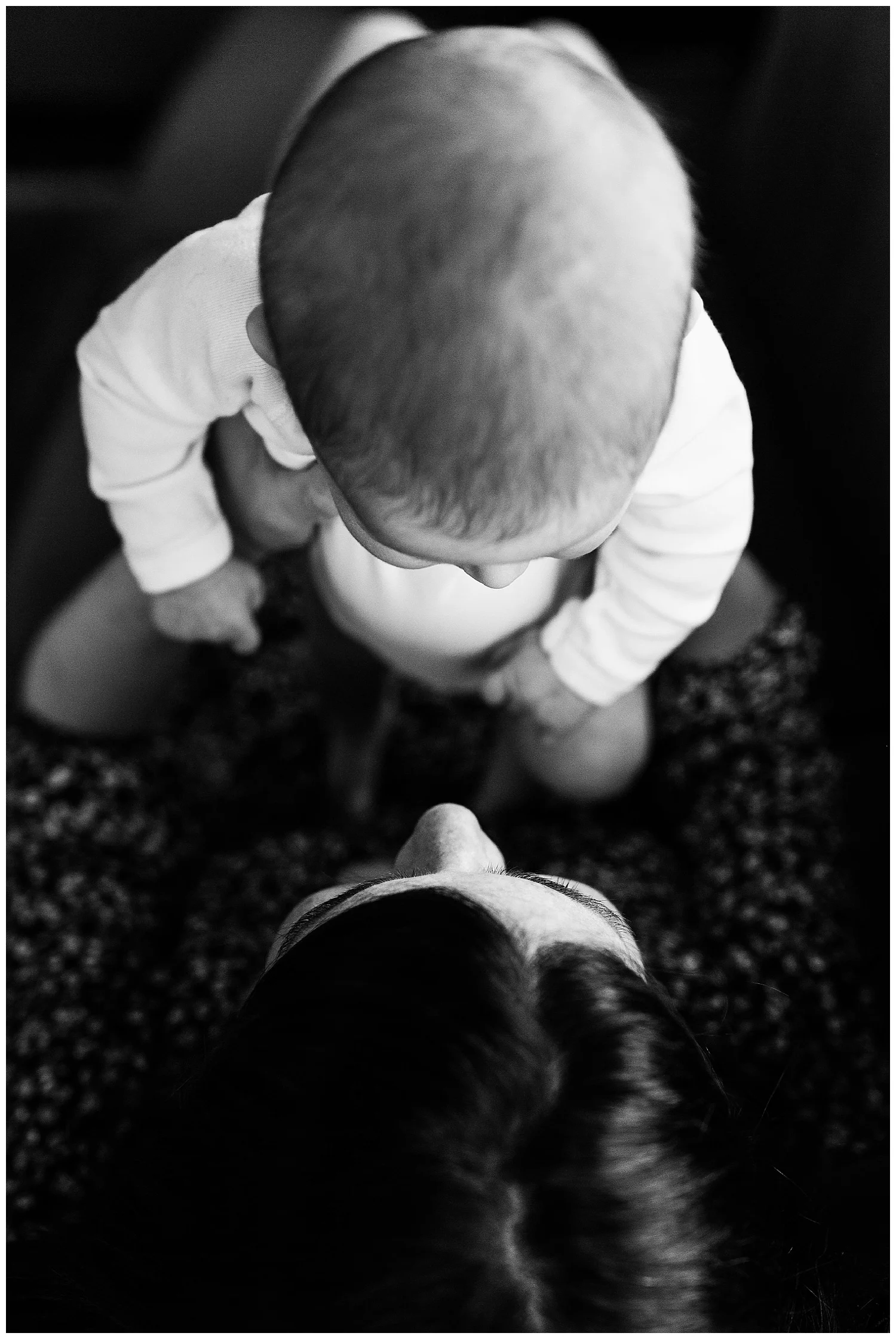 baby and mama face to face