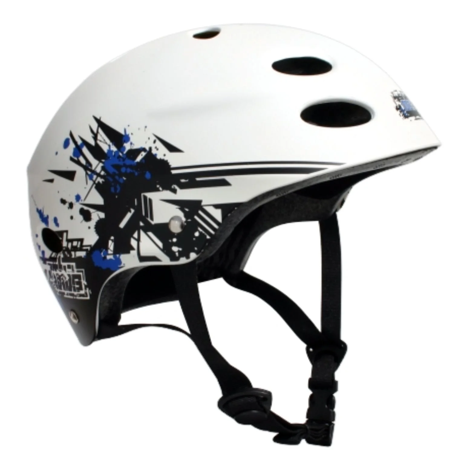 MBS HELMET - GRAFSTRACT - WHITE
