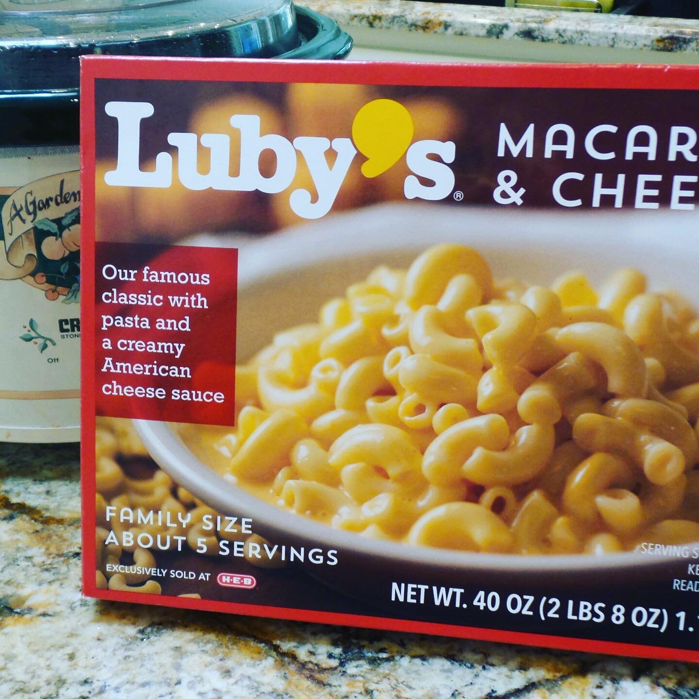 This @lubys Mac n Cheese was hit at a potluck I attended! Only at @heb and under $7.00! #macandcheese #lubys #H-E-B #comfortfood #potluck