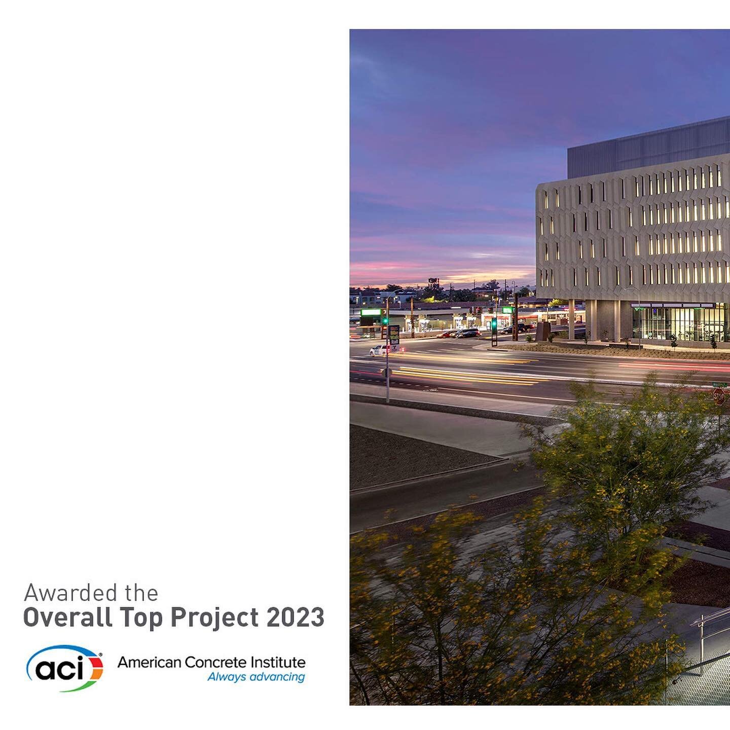 We&rsquo;re pleased to announce that the ASU Walton Center for Planetary Health along with its Pedestrian Bridge and Plaza has been awarded the Overall Top Project for 2023 from @concreteaci / @arizonaaci

Congratulations to all who contributed to th