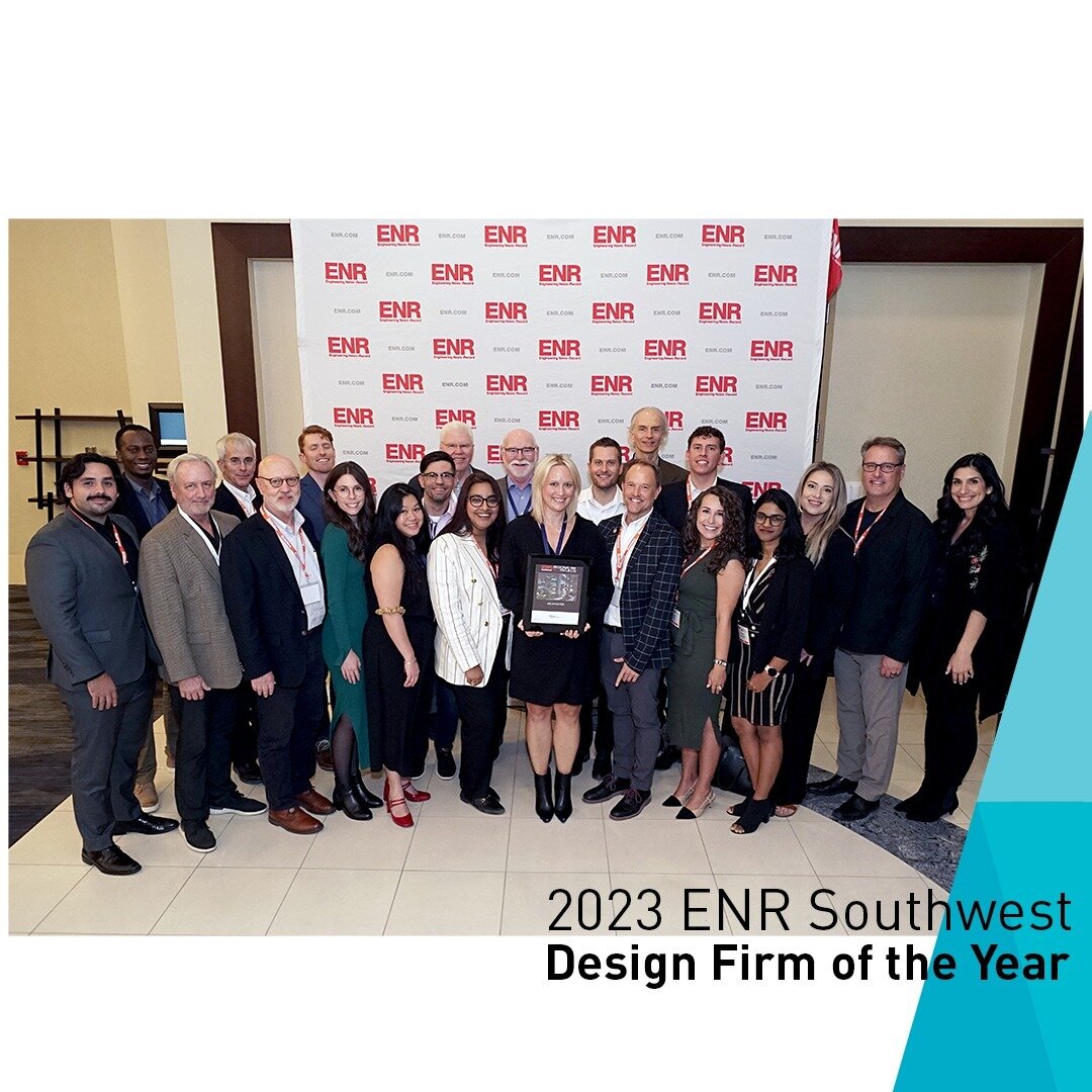 Our office was so honored to accept @enr.news Southwest's 2023 Design Firm of the Year. We celebrate and share this award with every one of our studio members, clients, and partners. Thank you!
#enrsouthwest #FirmoftheYear #arizonaarchitecture #archi