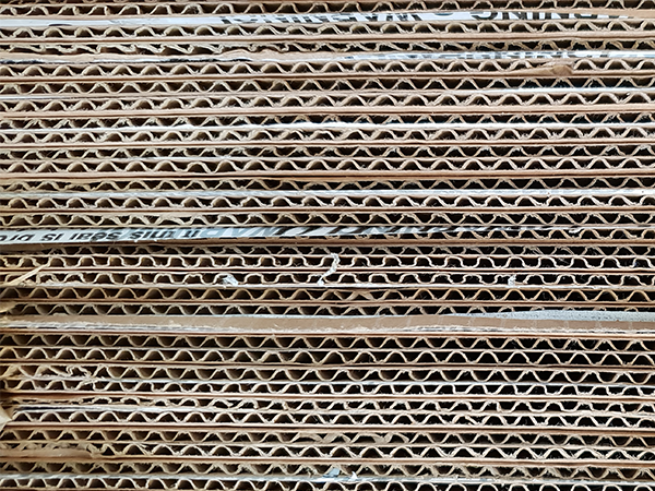 stacks of cardboard sheets on top of each other close up